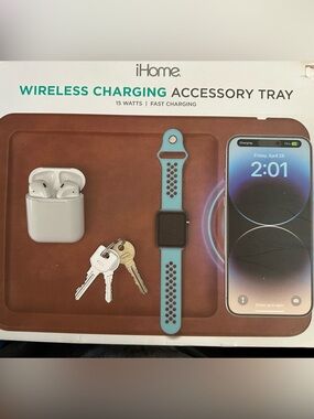 iHome Wireless Charging Tray